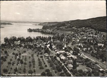 Mammern Fliegeraufnahme Mammern mit Untersee