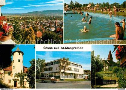 St Margarethen Muenchwilen Schloessli-Bergsteig Freibad Altes-Kichli