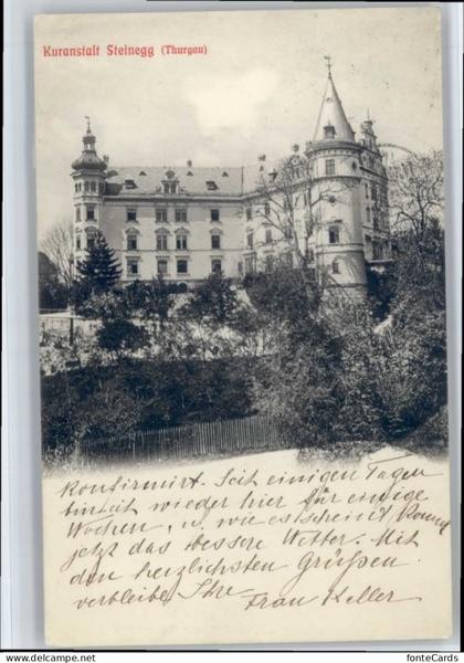 Steinegg Huettwilen TG Kuranstalt Steinegg [Stempelabschlag]