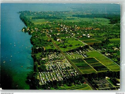 8592 Uttwil Foto AK Fliegeraufnahme Campingplatz Schwimmbad - 38069866