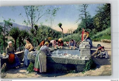 6927 Agra - Gemeindebrunnen Waschfrauen Wäsche waschen - 51714951