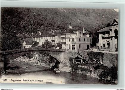 6676 Bignasco - Nr. 11532 Phototypie, Ponte sulla Maggia, gute Erhaltung... - 13079364