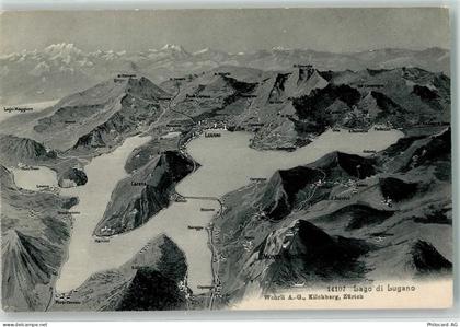 6816 Bissone - Luganer See Vogelschau - 39497638