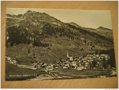 BOSCO GURIN Bosco-Gurin post card TICINO Switzerland