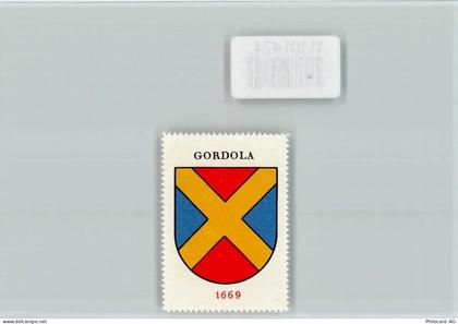 6596 Gordola - Vignette Wappen Kaffee Hag ca 1920-1940 Gordola - 11101474