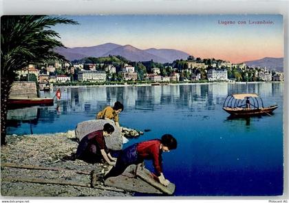 6900 Lugano - Waschfrauen Lugano con Lavandaie - 51677418