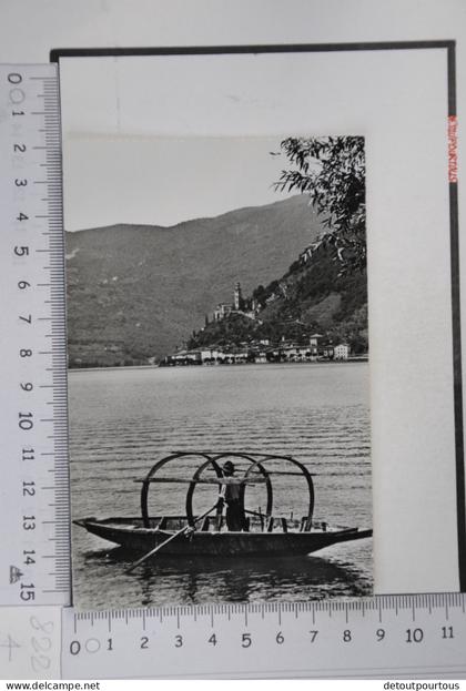 MORCOTE sull lago di Lugano verso Morcote / barque de pêche pêcheur fisher fishing boat