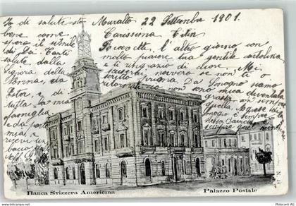 6600 Muralto 1901 - Banca Svizzera Palazzo Postale - 10643770