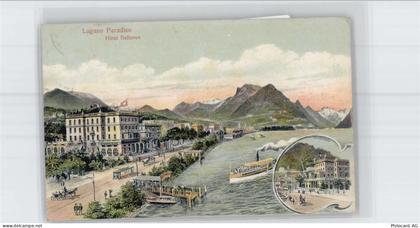 6900 Paradiso Künstlerkarte Hotel Bellevue , Dampfer - 51314262