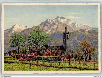 6516 Cugnasco Gerra Piano - Bienfaisance Für die Schwerhörigen Kirche si... - 11094245