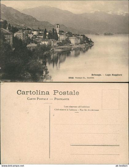 Ansichtskarte Brissago Stadt Lago di Maggiore 1915