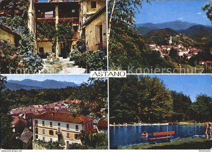 Astano Malcantone Teilansichten Dorfpartie Schwimmbad