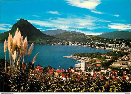 Carte Postale - Suisse - TI Tessin - Lugano - Vista generale con il S. Salvatore - Vue Générale - CPM - Carte Neuve - Vo