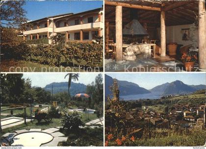 Comano Hotel la Comanella Details Minigolf Ortsansicht