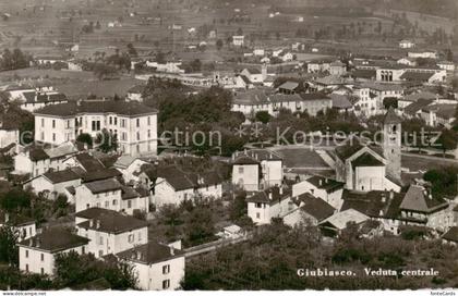 Giubiasco TI Veduta centrale Ortsansicht mit Kirche