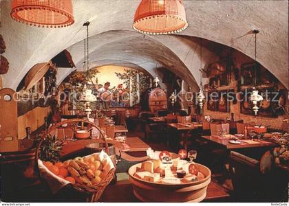 Losone Ferienparadies Albergo Losone Fruehstueck Gastraum