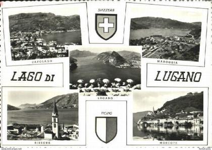 Lugano TI Lugano Capolago Bissone Morcote Maroggia x 1960