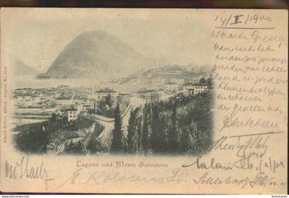 Lugano TI Monte Salvatore Luganer See Tessin