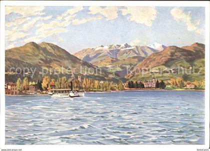 Malcantone Ticino Lago die Lugano Kuenstlerkarte