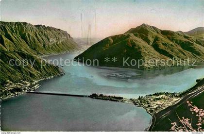 Melide Ponte di Melide Luganersee