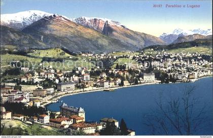 Paradiso TI Panorama Luganersee Alpen