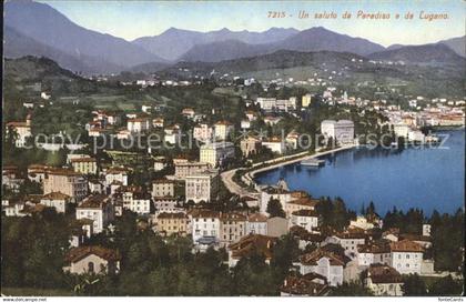 Paradiso TI Panorama Luganersee Alpen