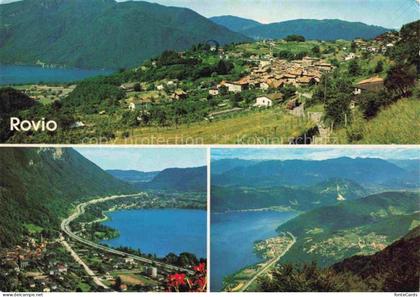 Rovio Lugano TI Vista su Melano Generoso