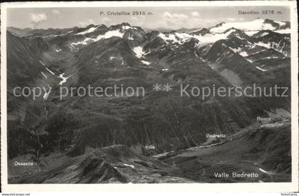 Valle Bedretto mit Ossasco Villa Bedretto Ronco