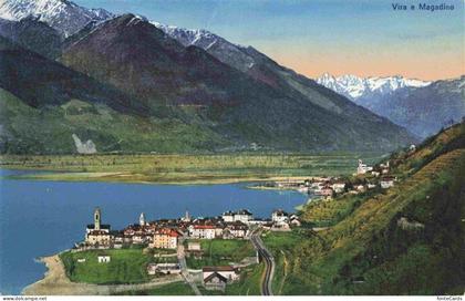 Vira Gambarogno TI e Magadino Panorama Alpes