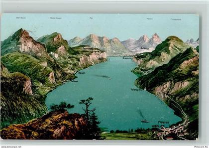 6454 Flüelen - Urnersee gegen Norden - 12110274