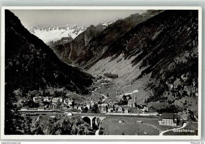 6487 Göschenen Foto AK Bahnhof - 38186857