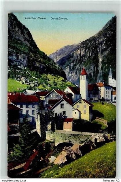 6487 Göschenen - Gotthardbahn Dorfpartie - 39404527