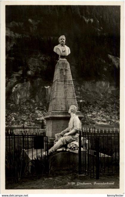 Göschenen - Favredenkmal