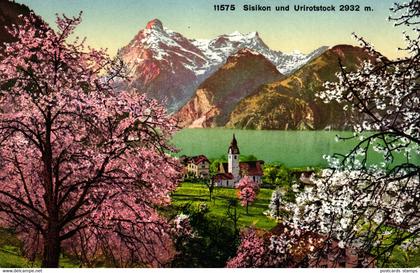 Sisikon und Urirotstock, um 1910/20