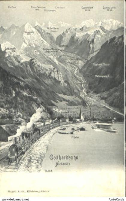 Flueelen UR Flueelen Gotthardbahn o 1907