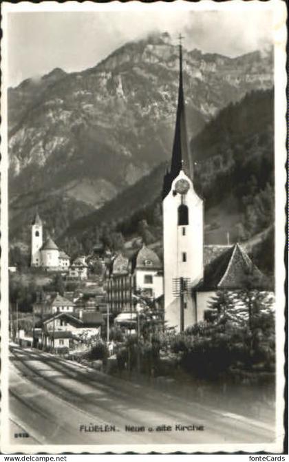 Flueelen UR Flueelen Kirche x 1954