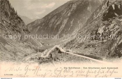 Goeschenen Goeschenen UR Die Schoellenen von Goeschenen nach Andermatt