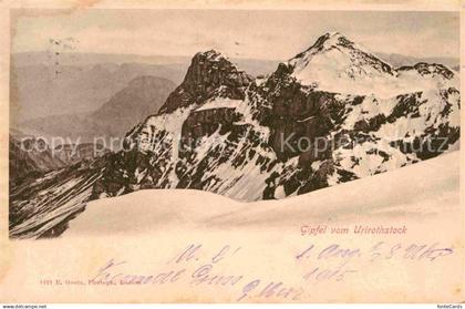 Isenthal Gipfel vom Urirotstock Urner Alpen