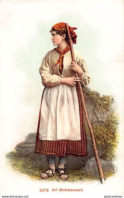 Schweiz - Original Schweizertrachten (UR) Kanton Uri - Schächental - Verlag Photoglob 4976