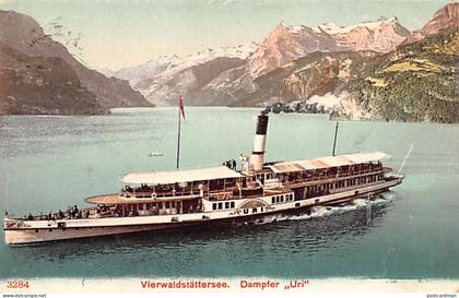 Schweiz - VIERWALDSTÄTTERSEE (UR) Dampfer Uri - Verlag Photoglob 3284