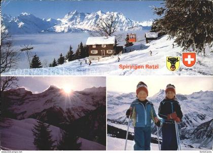 Spiringen Kinder Ski Luftseilbahn Ratzi