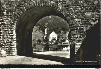 Wassen UR Wassen Sustenstrasse x 1955