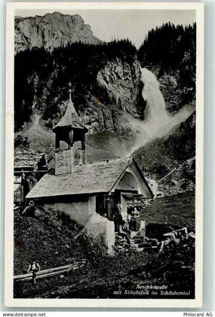 6465 Unterschächen - Aeschkapelle Stäubifall - 39372063