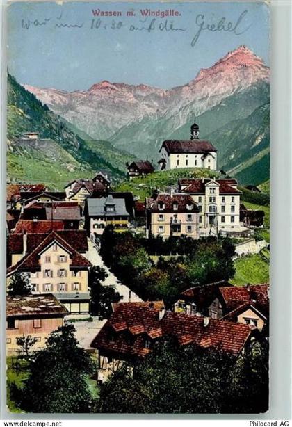 6484 Wassen UR - Wassen mit Windgälle - 13128006