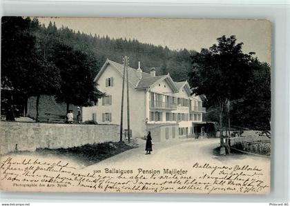 1338 Ballaigues 1905 - Pension Maillefer AK - 13213621