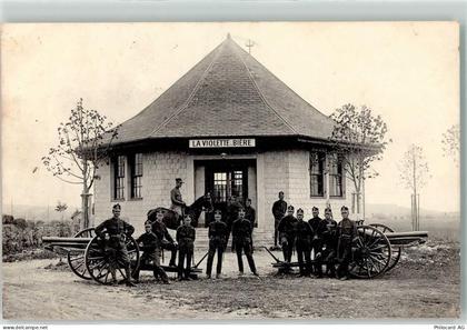 1145 Bière - Soldatengruppe mit Kanonen La Violette de Biere Ort lt. Ste... - 10609248