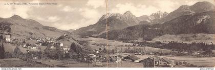 CHÂTEAU-D'ŒX (VD) Carte Panorama - Vue générale depuis l'Hôtel Rosat - Ed. A. Lenzi 137