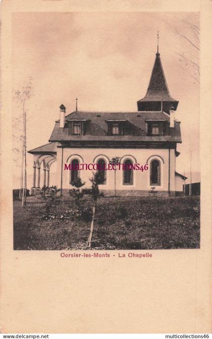 040526E - SUISSE SWITZERLAND SVIZZERA - CORSIER LES MONTS la chapelle