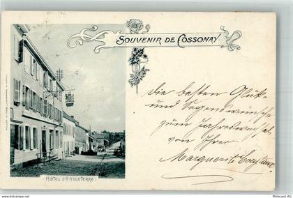 1304 Cossonay-Ville 1900 Foto AK Hotel d'Angelterre - 13306186