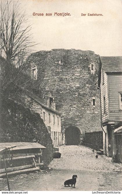 [-5%] SUISSE - Gruss aus Montjoie - Der Eselsturm - Tunnel - Rue - Carte postale ancienne